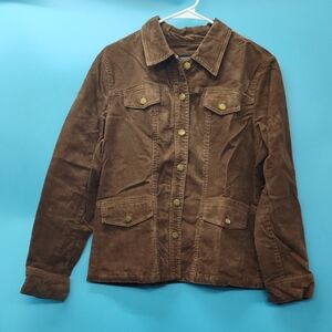 Jones New York Brown Corduroy Jacket